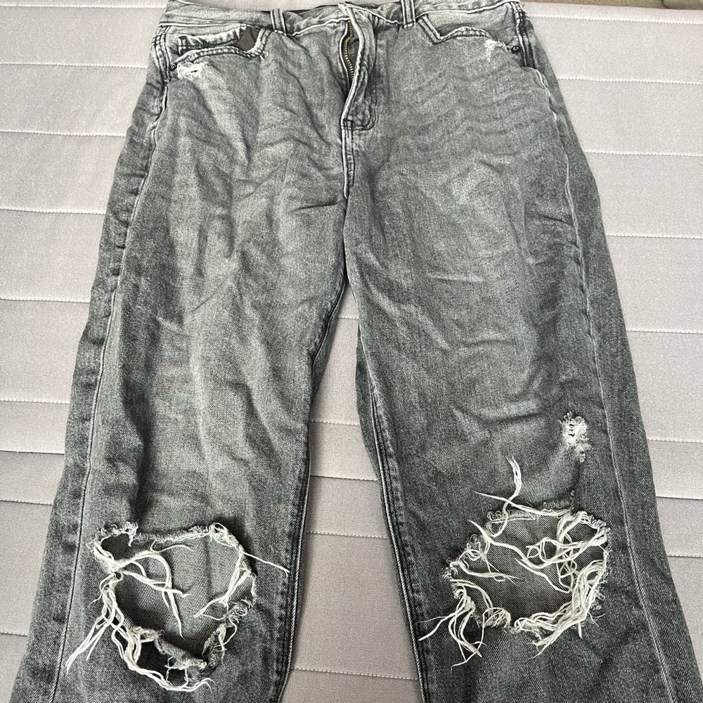 AE Black Ripped Jeans